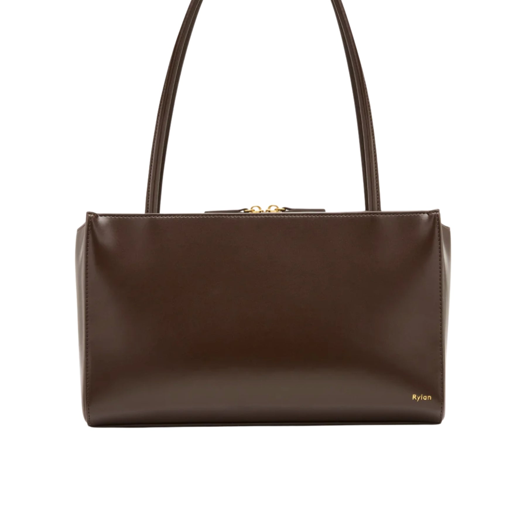 Rylan | Phoebe Shoulder Bag in Dark Brown | The UNDONE
