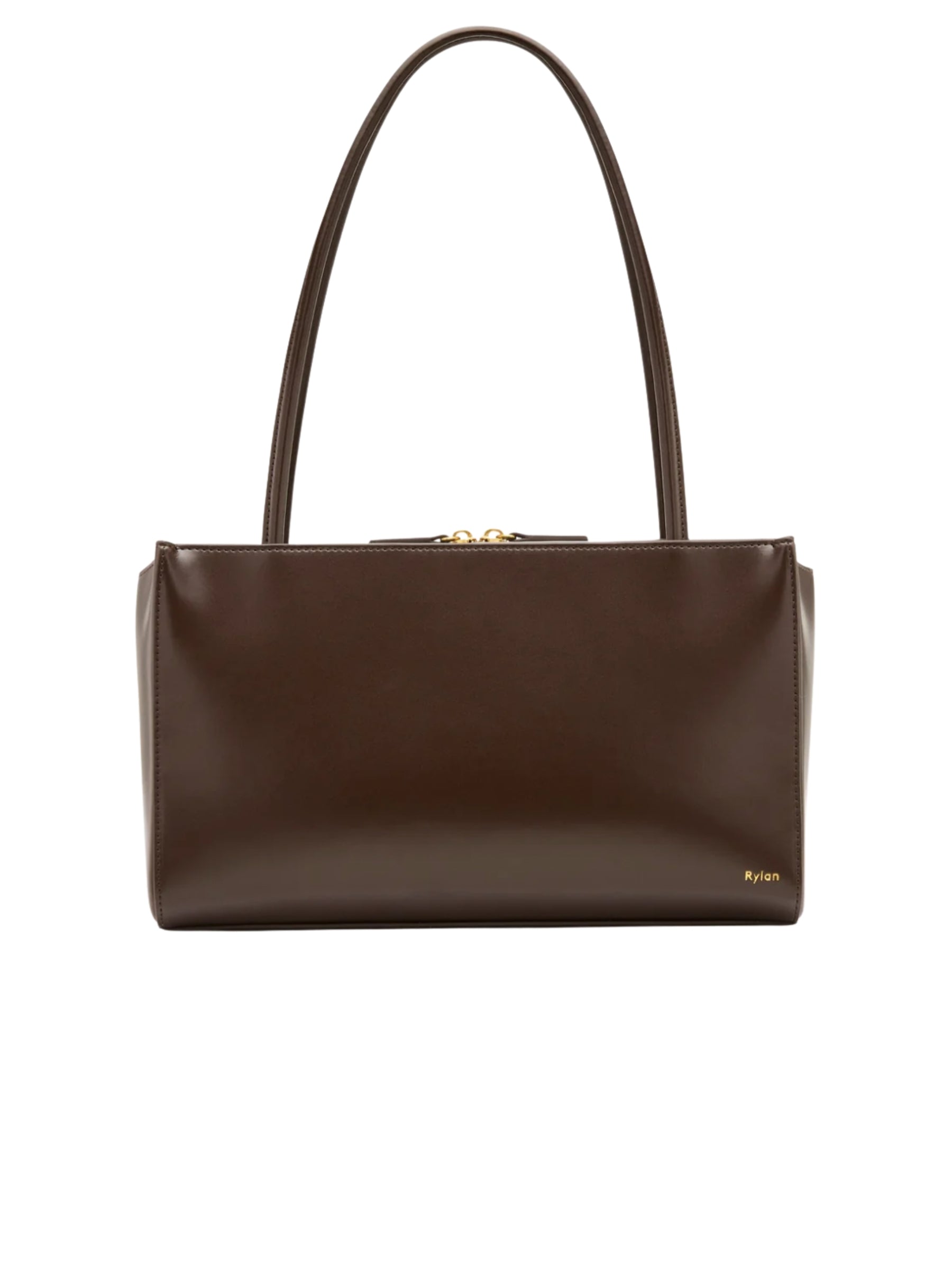 Rylan | Phoebe Shoulder Bag in Dark Brown | The UNDONE