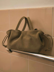 Rylan Mila Sand Suede Mini Tote