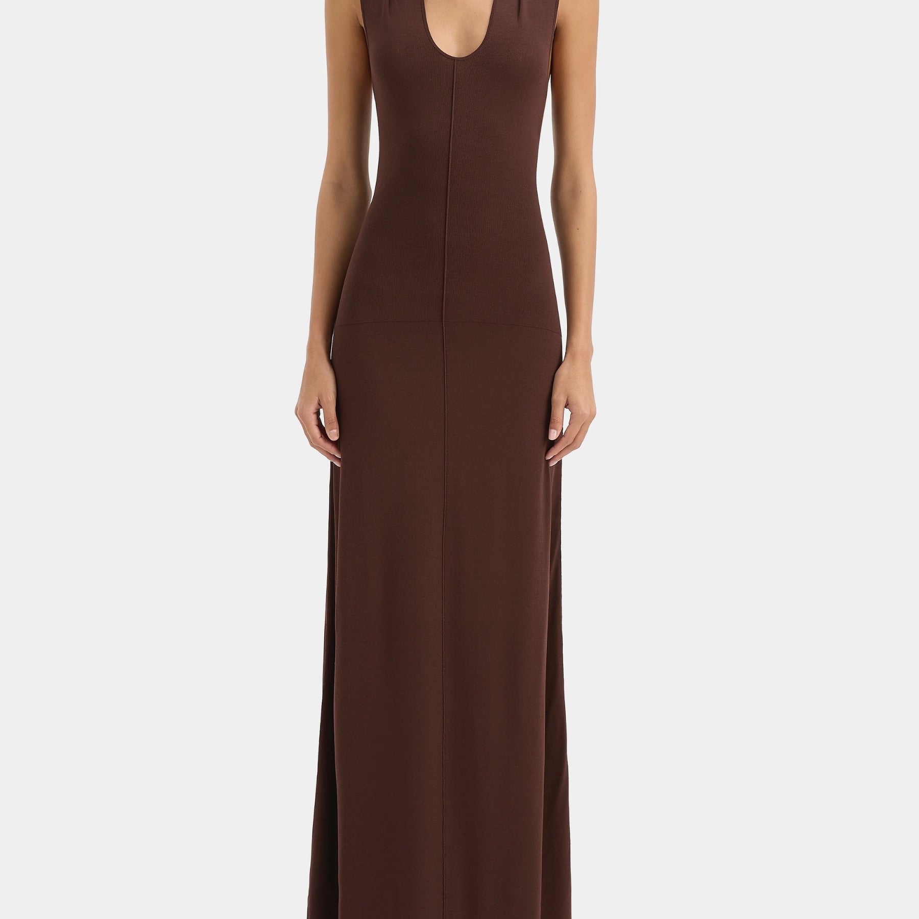 SIR | Apolline Maxi Dress in Brown