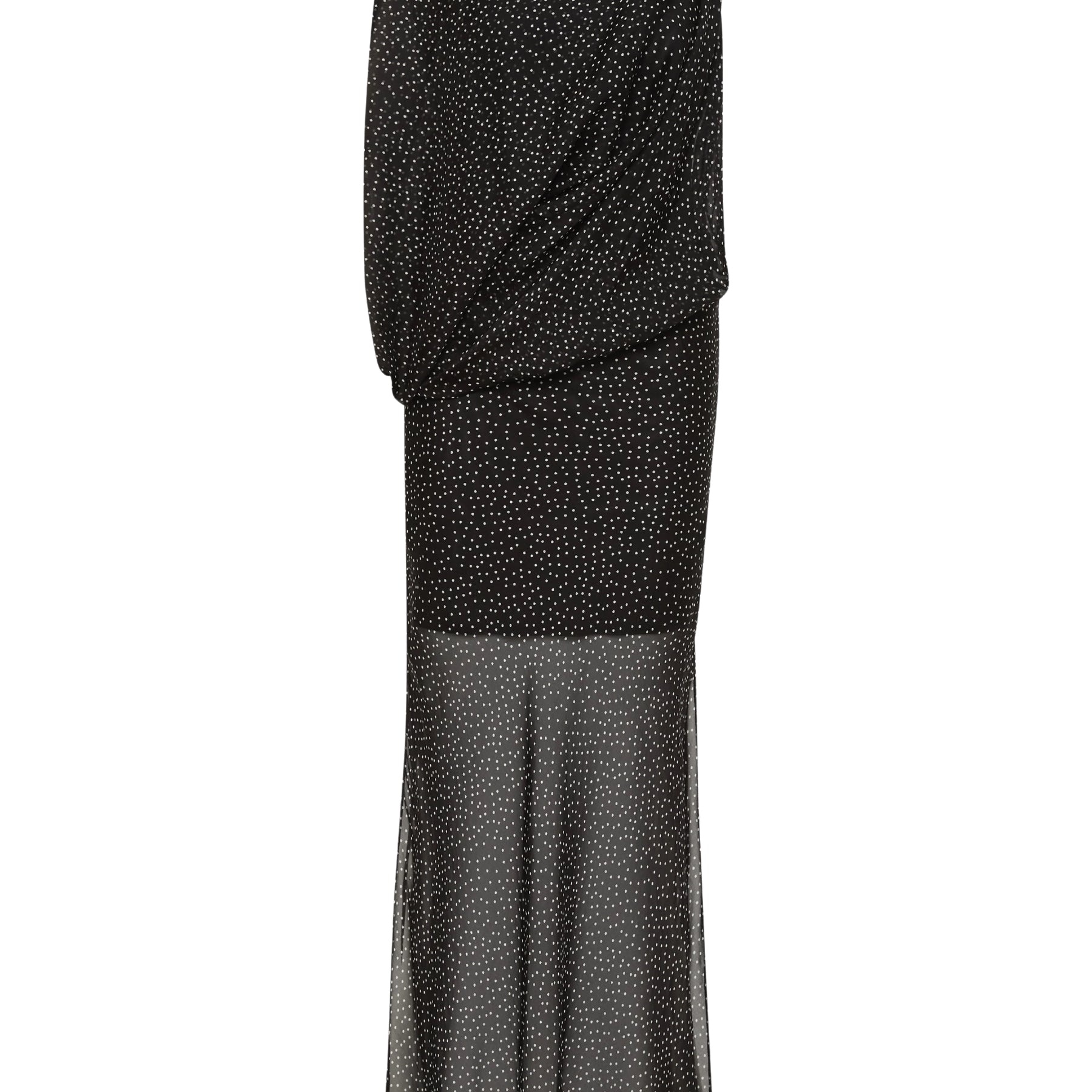 SIR | Arisa Black Polka Dot Maxi Dress