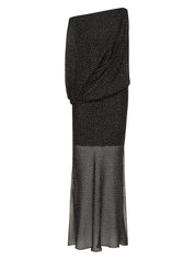 SIR | Arisa Black Polka Dot Maxi Dress