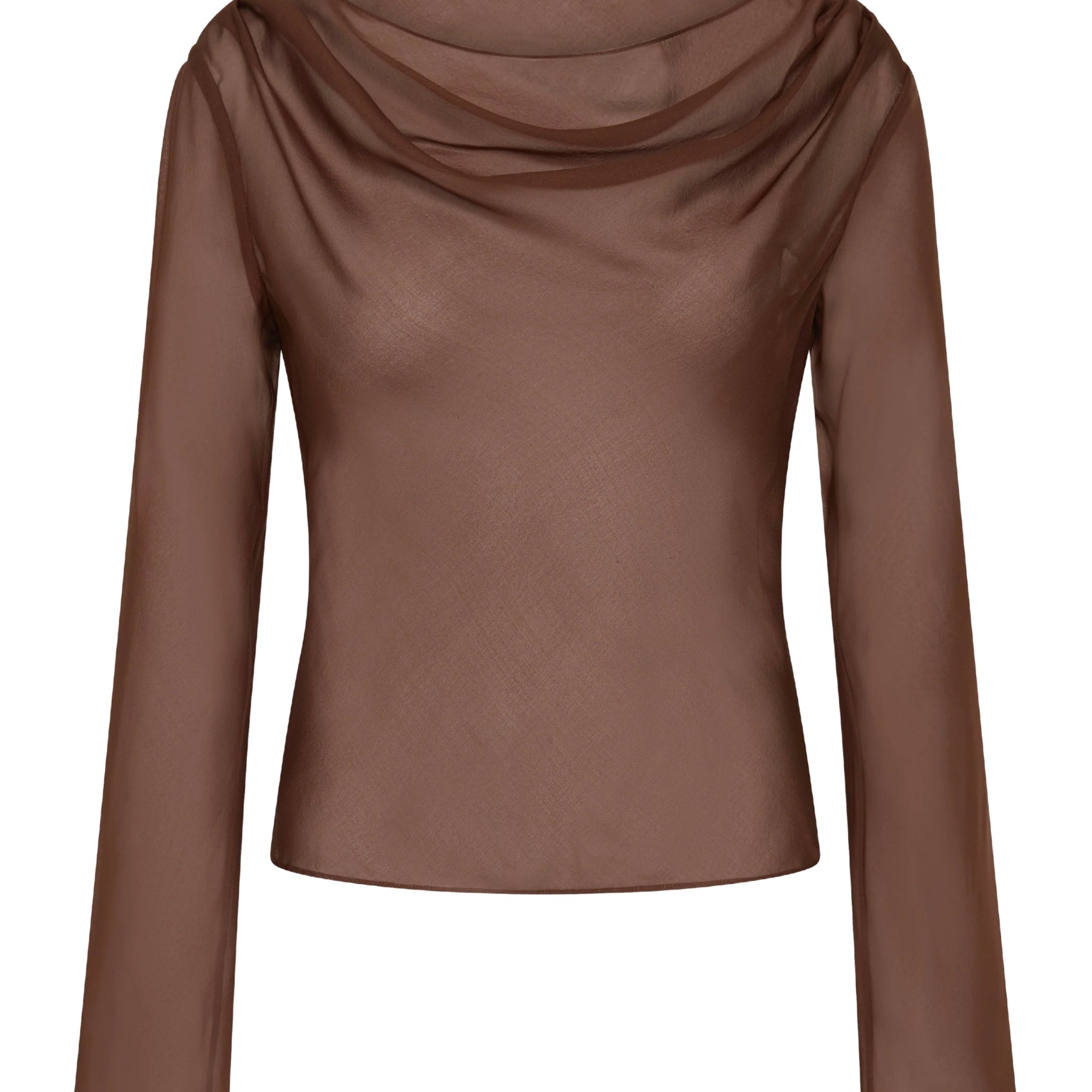 SIR | Strobe Long Sleeve Cowl Top