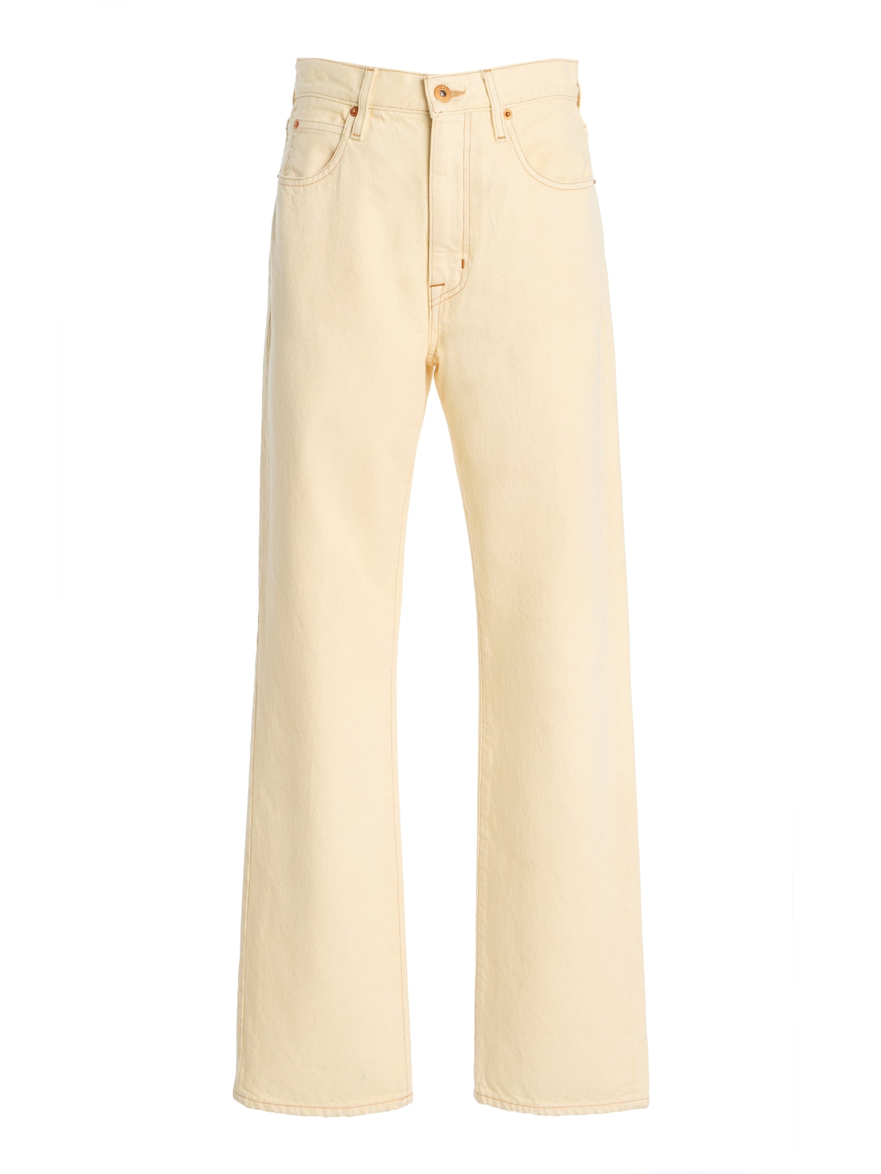 London Rigid High-Rise Straight-Leg Jeans