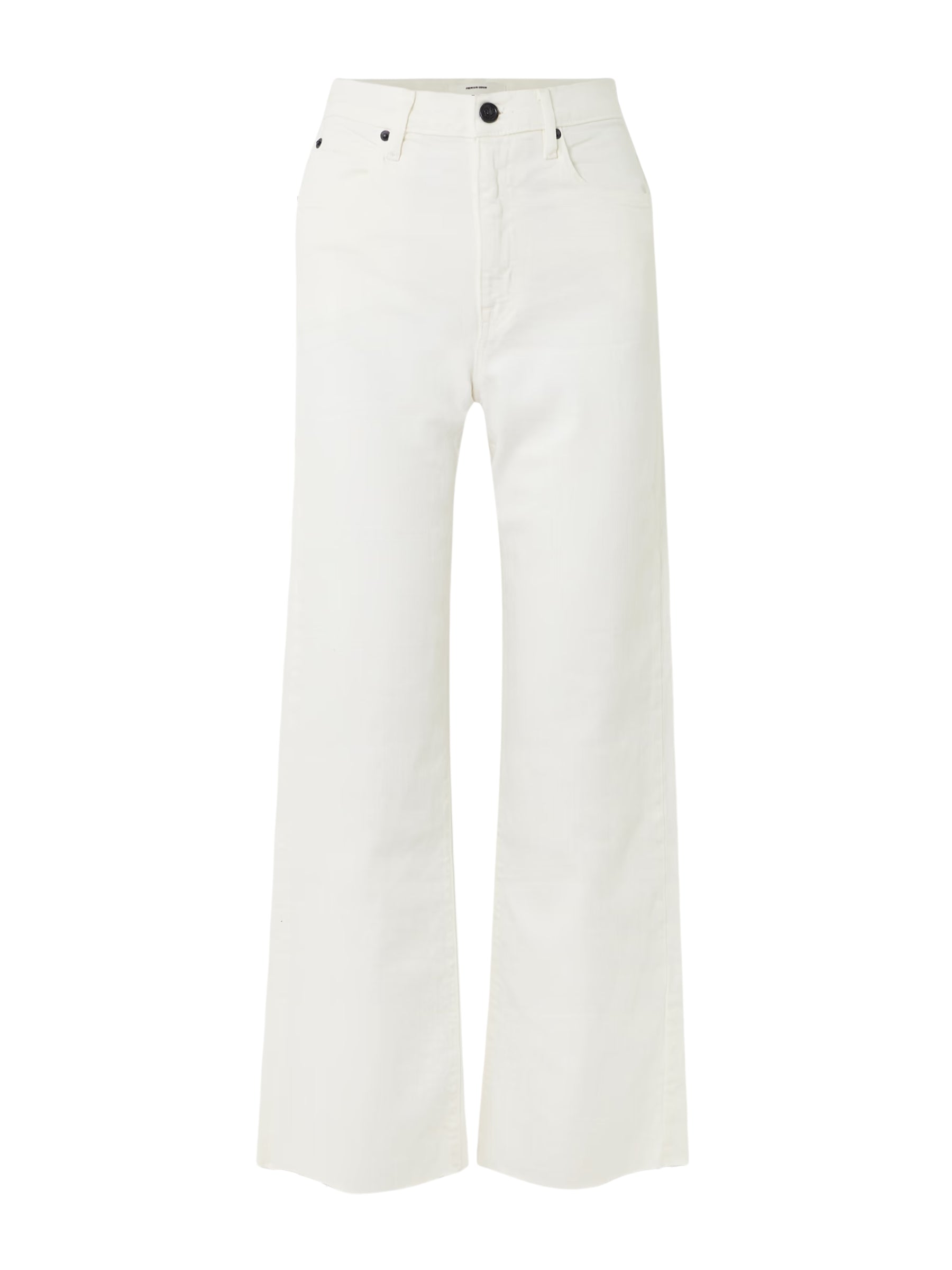 Slvrlake Grace frayed high-rise wide-leg jeans in White 