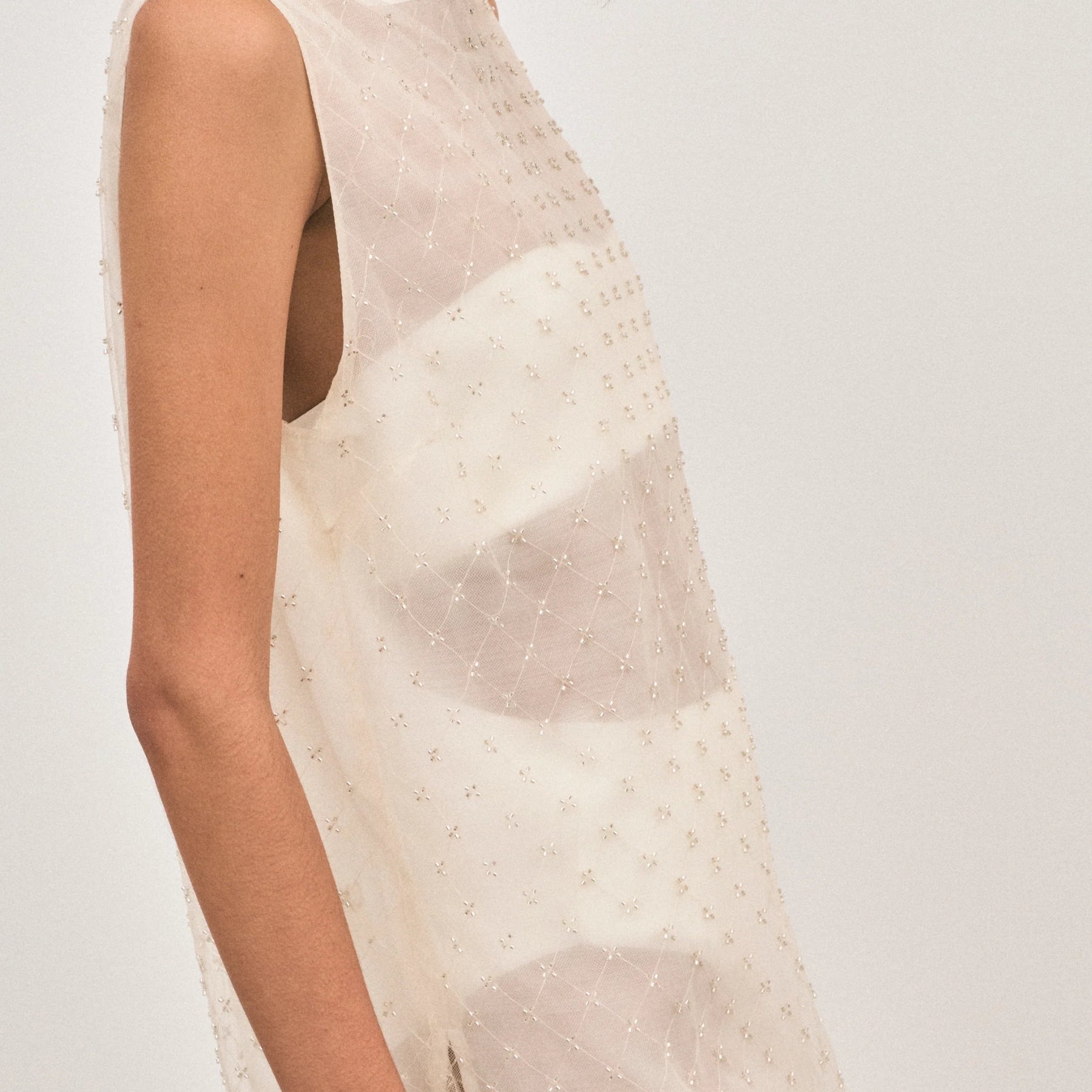 Nelson Made | Aurora Beaded Tunic - Ivory