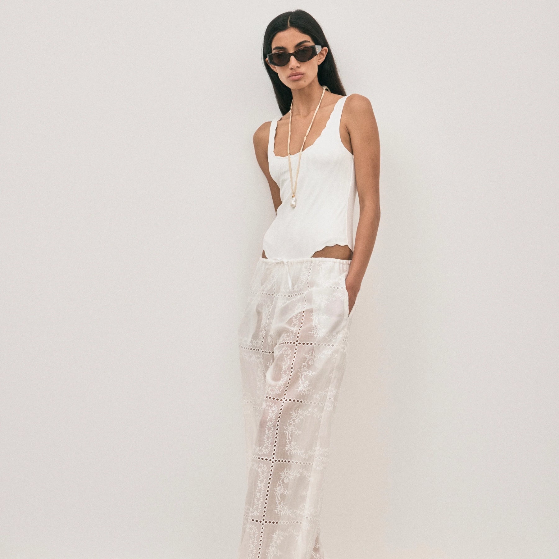 Solaqua | Quinn Pants - Ivory
