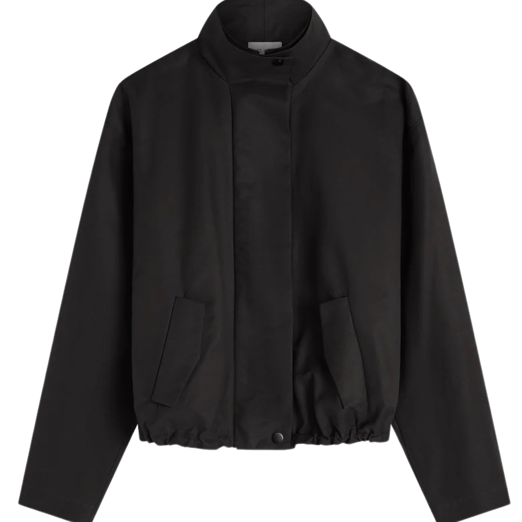 St. Agni Canvas Flight Jacket - Black