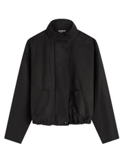 St. Agni Canvas Flight Jacket - Black