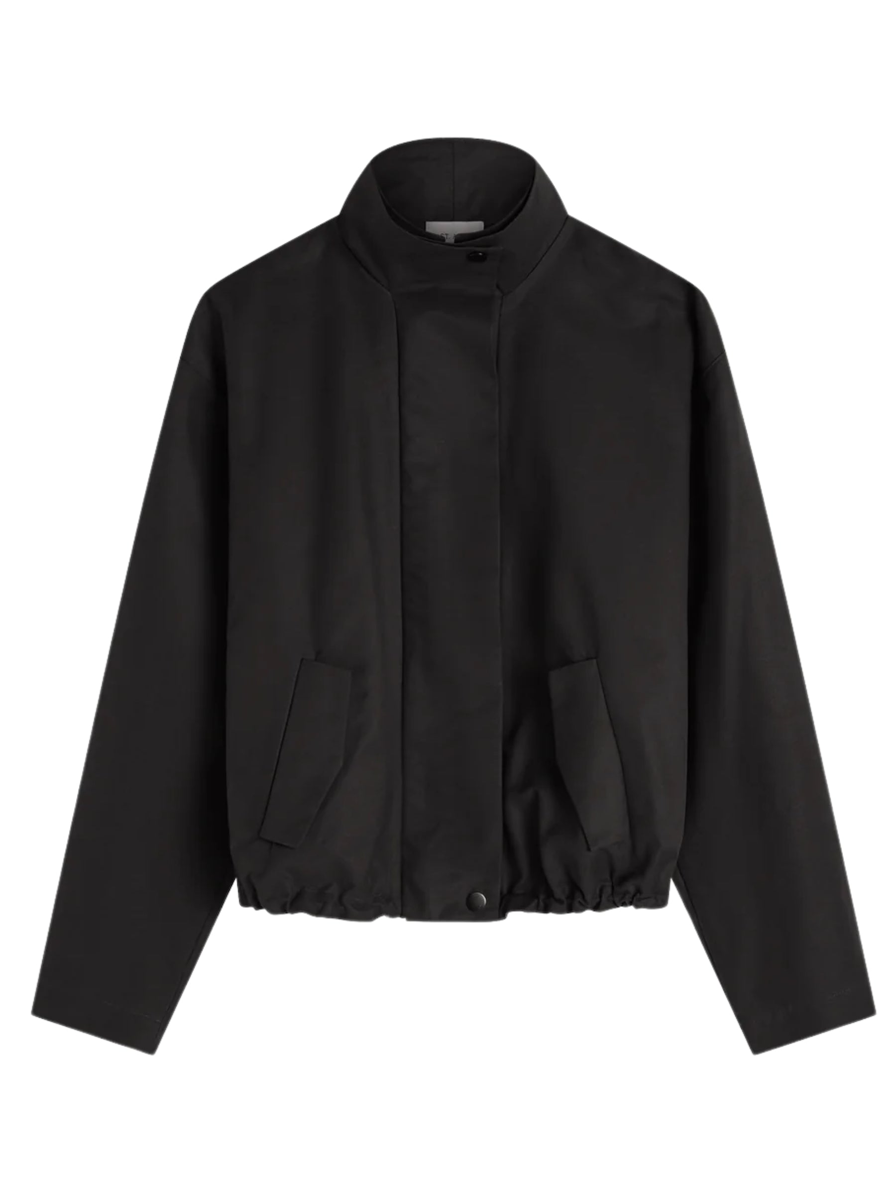St. Agni Canvas Flight Jacket - Black