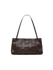St. Agni | Slim Woven Tote - Chocolate
