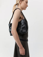 St. Agni | Woven Mini Tote - Black