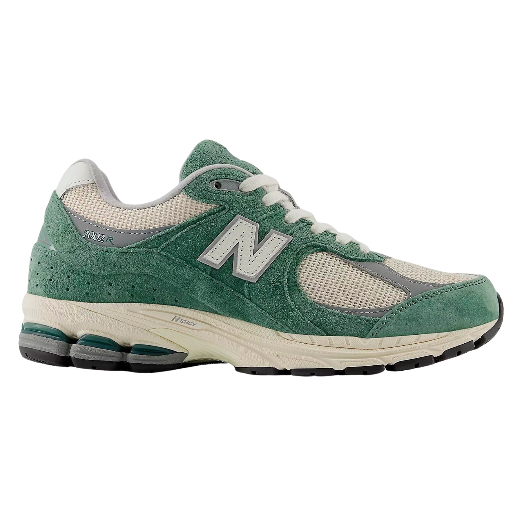 New Balance | 2002R Sneaker in Green Dark Juniper with Linen | The UNDONE