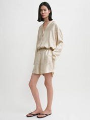 Monogram Silk Pj Shorts