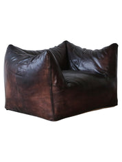 1ST DIBS | Early Mario Bellini Le Bambole Lounge Chair Original Leather, C&B Italia, 1970s | The UNDONE