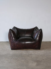 1ST DIBS | Early Mario Bellini Le Bambole Lounge Chair Original Leather, C&B Italia, 1970s | The UNDONE