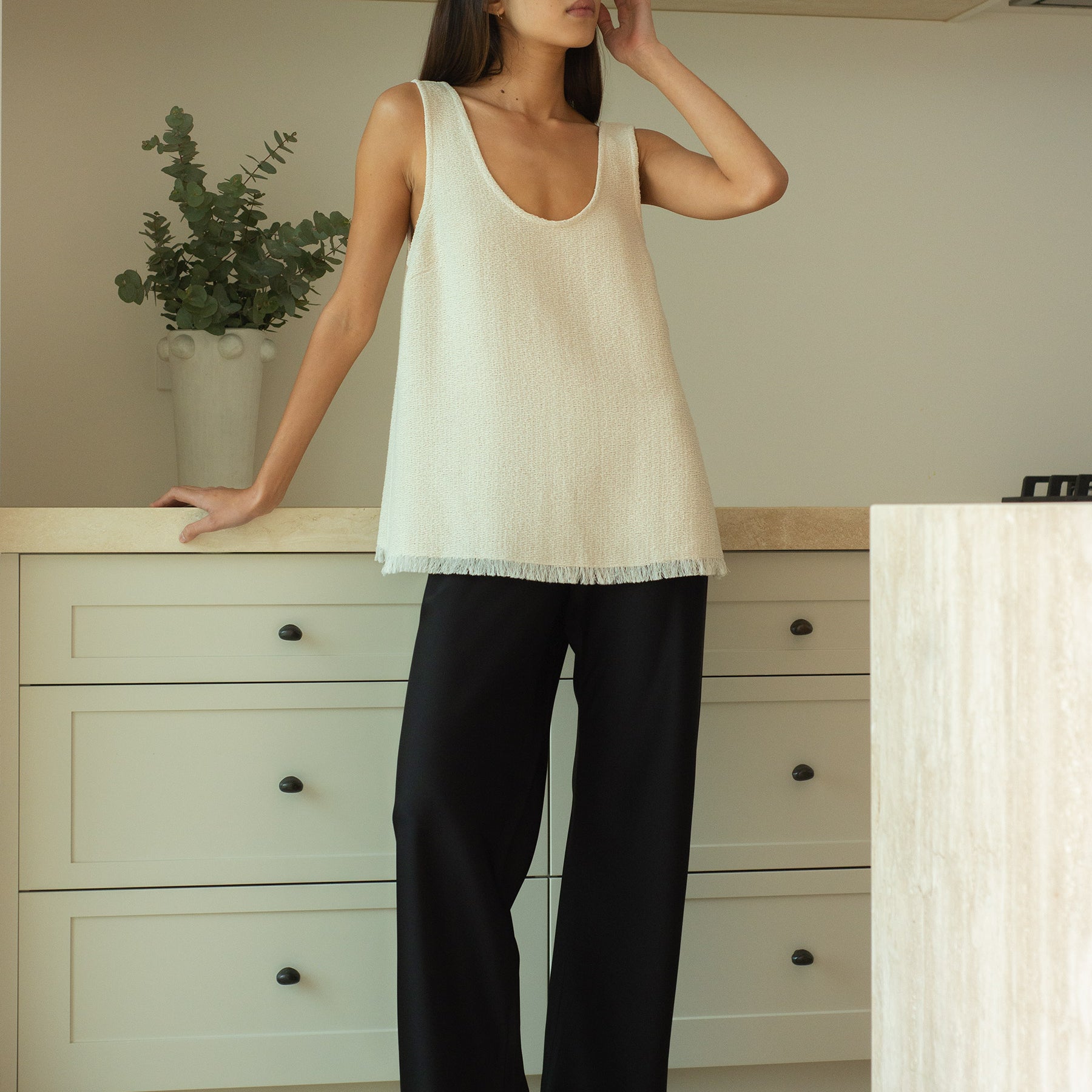 A.Emery | Sloane Tank in Natural | The UNDONE