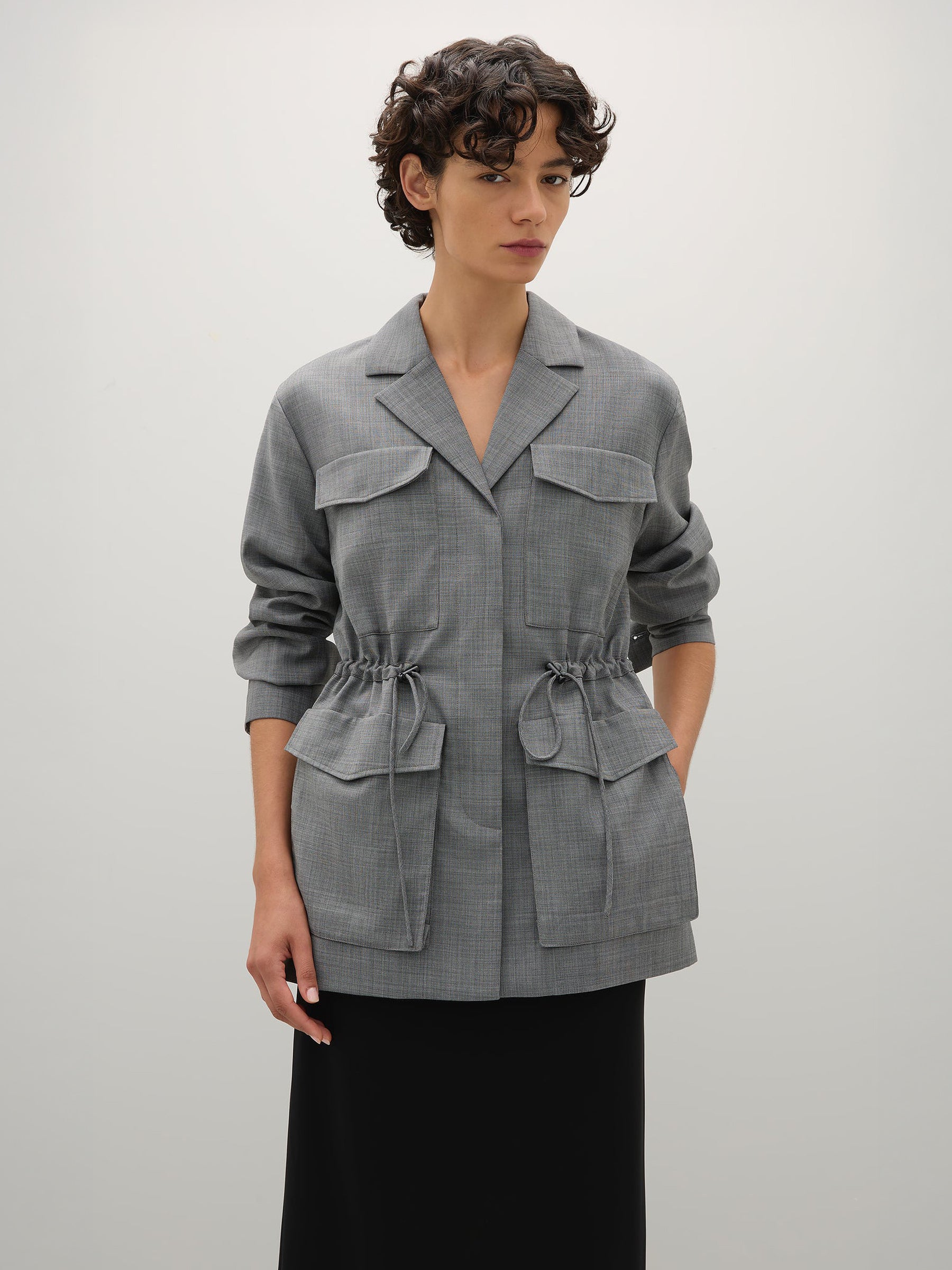 A.Emery | Bennett Jacket in Glaze Grey | The UNDONE