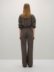 A.Emery | Estee Bias Pant in Grey Brown Ash | The UNDONE