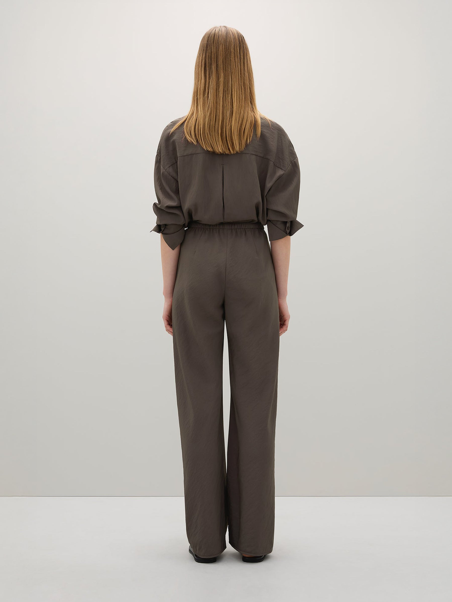 A.Emery | Estee Bias Pant in Grey Brown Ash | The UNDONE