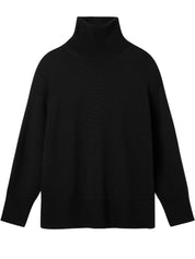 A.Emery | Gibson Funnel Knit in Black | The UNDONE