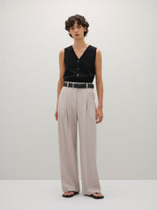 A.Emery | Goddard Pant in Ivory Oyster | The UNDONE