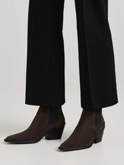 A.Emery | Leo Boot in Brown Mulch Suede | The UNDONE