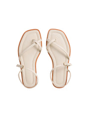 A.Emery | Lucia Sandal in Eggshell | The UNDONE