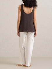 A.Emery | Sloane Tank in Chocolate | The UNDONE