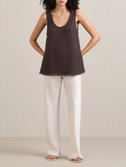 A.Emery | Sloane Tank in Chocolate | The UNDONE