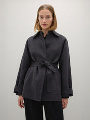 A.Emery | Wilder Coat in Charcoal Melange | The UNDONE