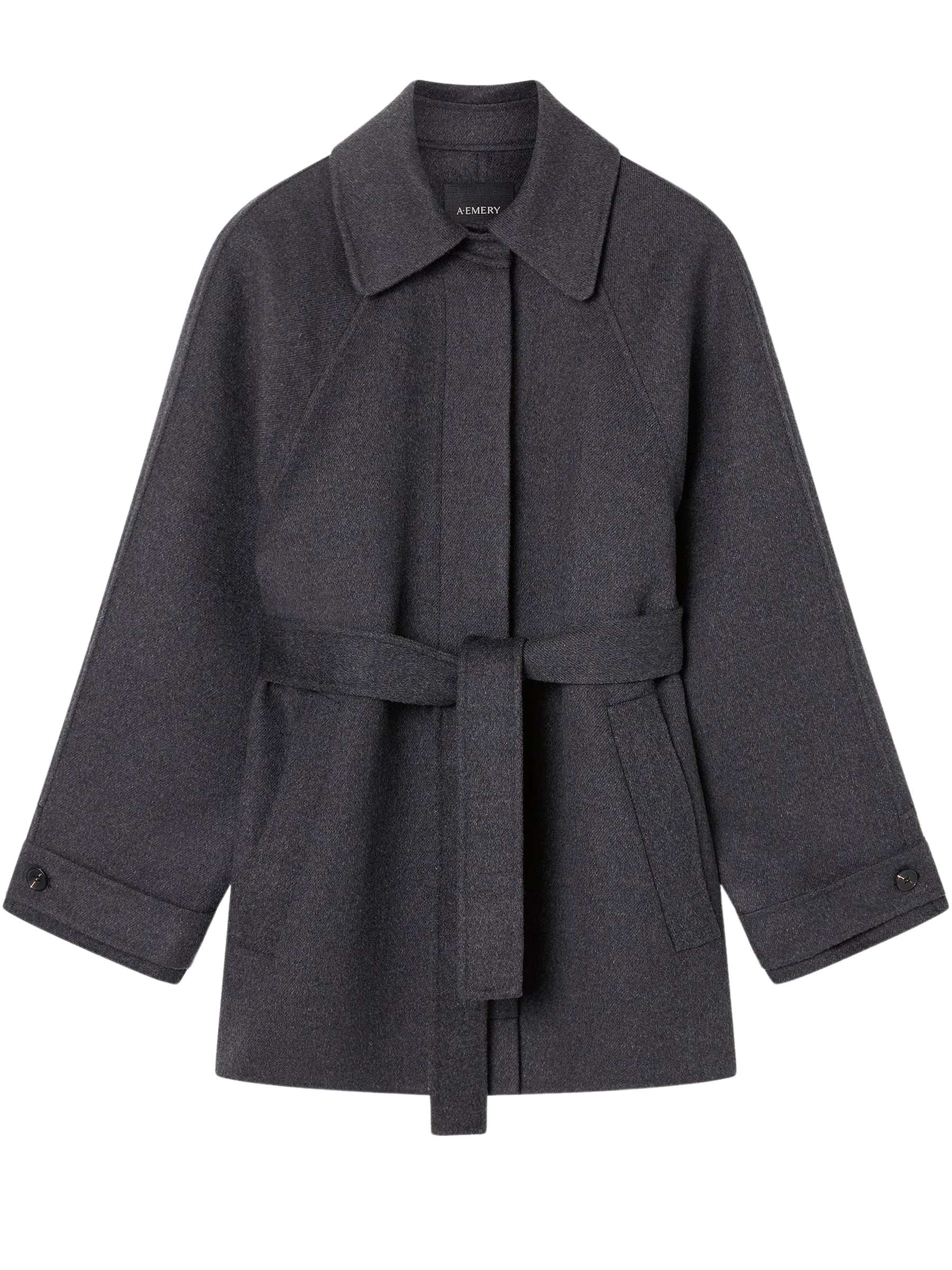 A.Emery | Wilder Coat in Charcoal Melange | The UNDONE