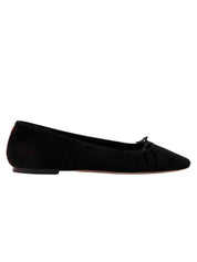 Aeyde | Delfina Suede Ballet Flats in Black | The UNDONE