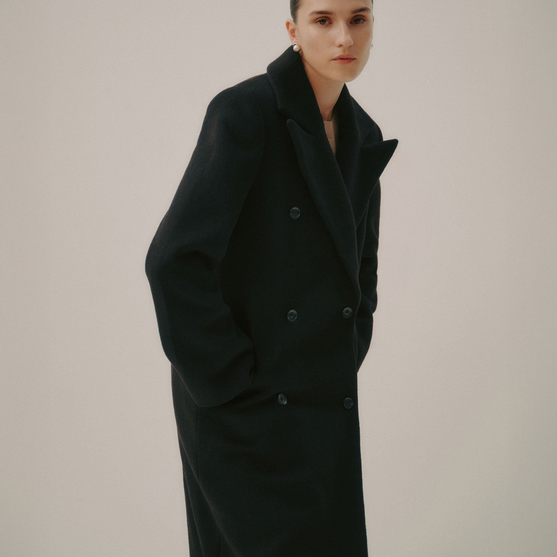 AJE | Carter Coat in Black | The UNDONE