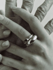Cara Domed Ring Set