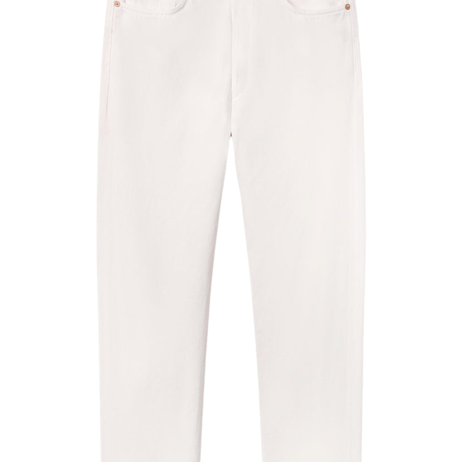 AGOLDE | 90s Mid Rise Straight Jean in White Fortune Cookie | The UNDONE