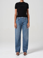 AGOLDE | Kelly Jean in Blue Essence | The UNDONE