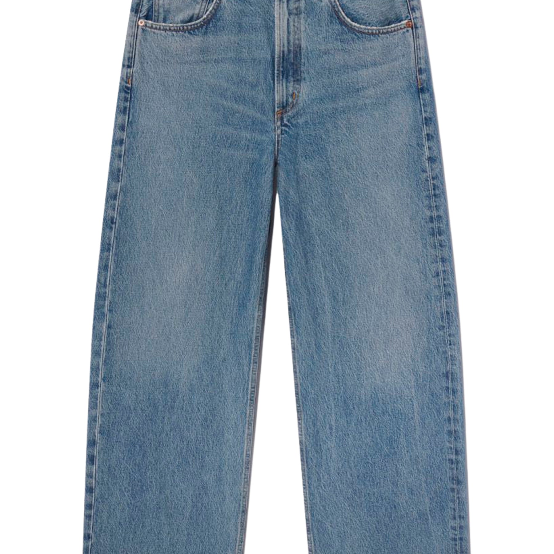 AGOLDE | Low Curve Jean in Washed Blue Fairway | The UNDONE