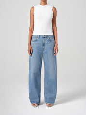 AGOLDE | Low Curve Jean in Washed Blue Fairway | The UNDONE