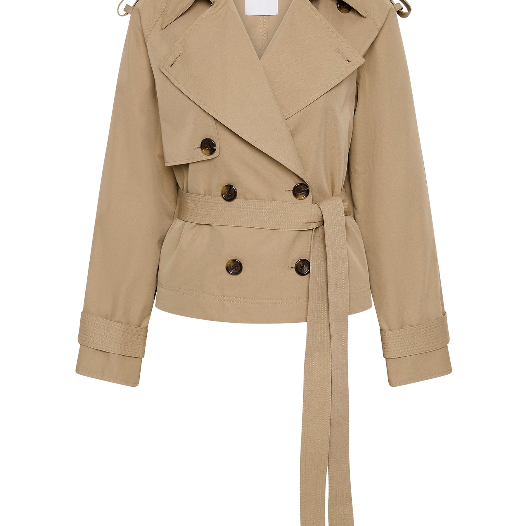 AJE | Mineral Cropped Trench in Tan Stone | The UNDONE