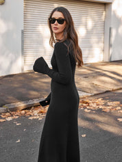Anna Quan | Larissa Dress in Black Raven | The UNDONE