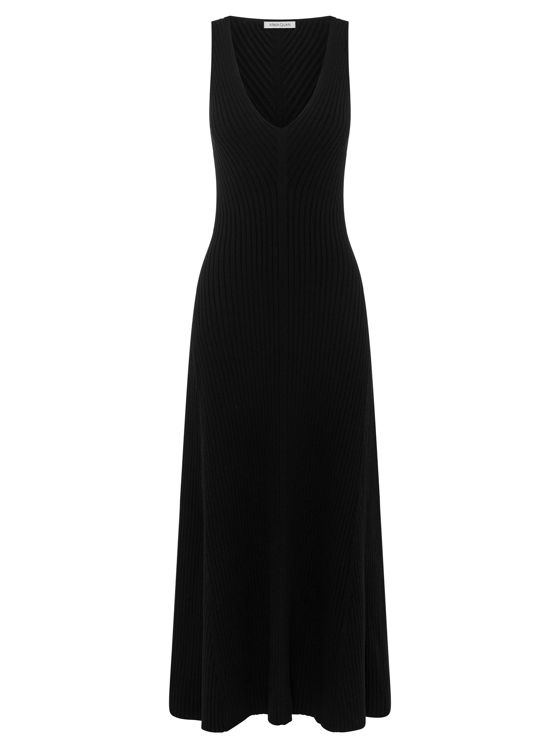 Anna Quan | Amelie Dress in Black Raven | The UNDONE