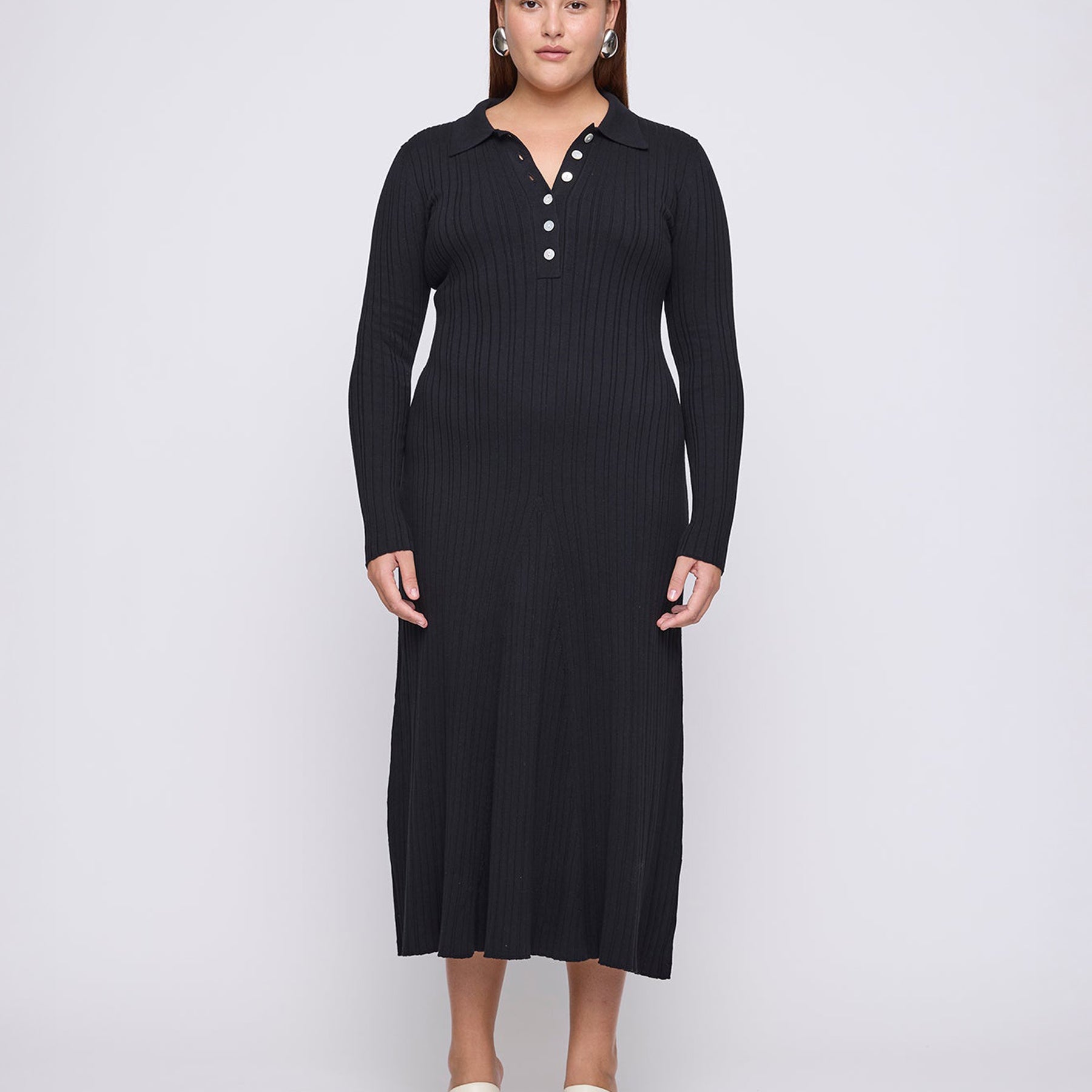 Anna Quan | Angelina Dress in Black Raven | The UNDONE