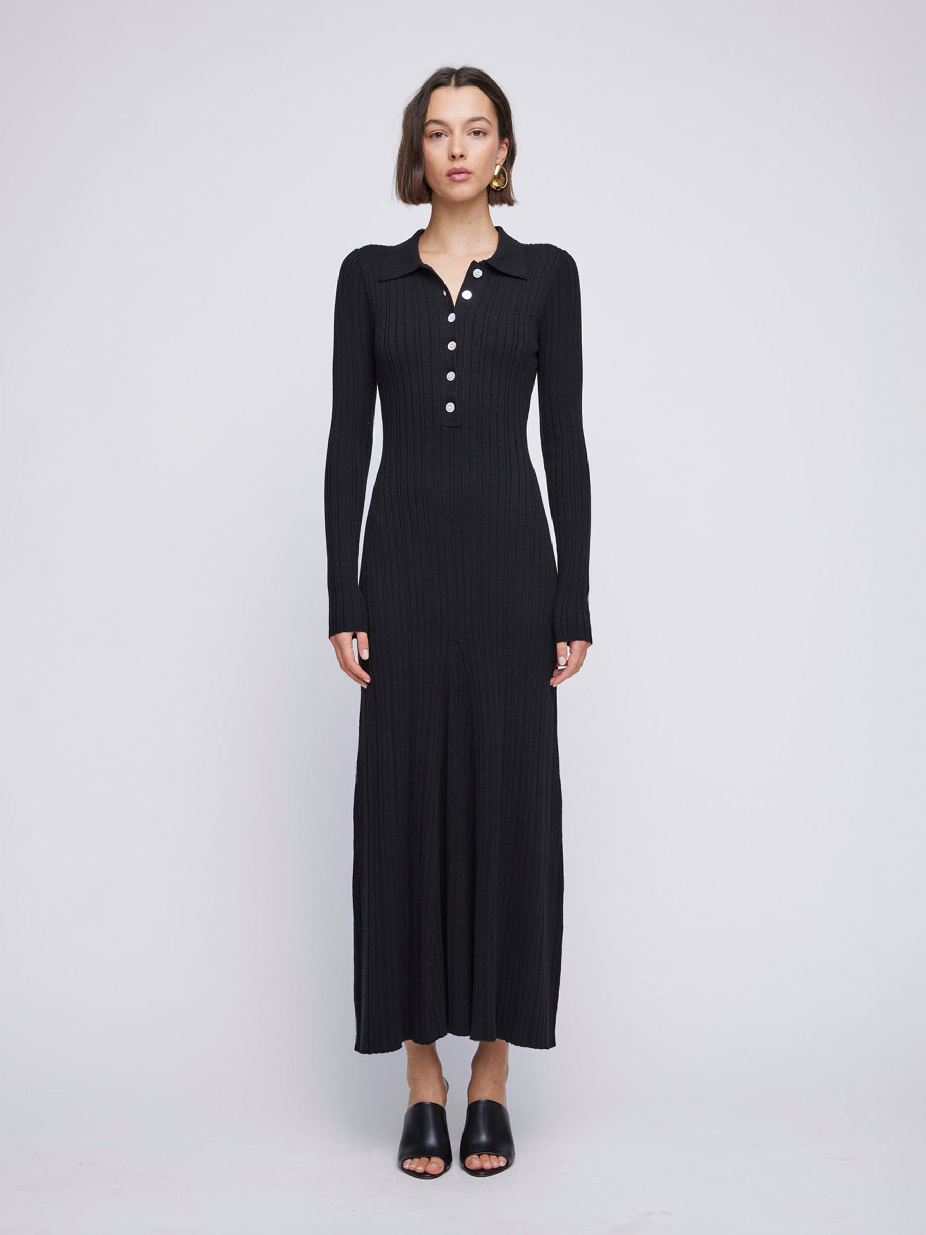 Anna Quan | Angelina Dress in Black Raven | The UNDONE