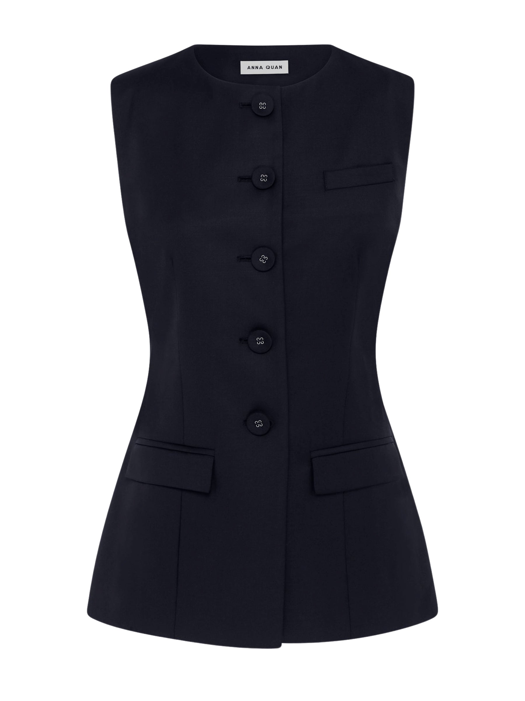 Anna Quan | Bailey Top in Black Raven | The UNDONE