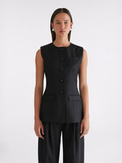 Anna Quan | Bailey Top in Black Raven | The UNDONE