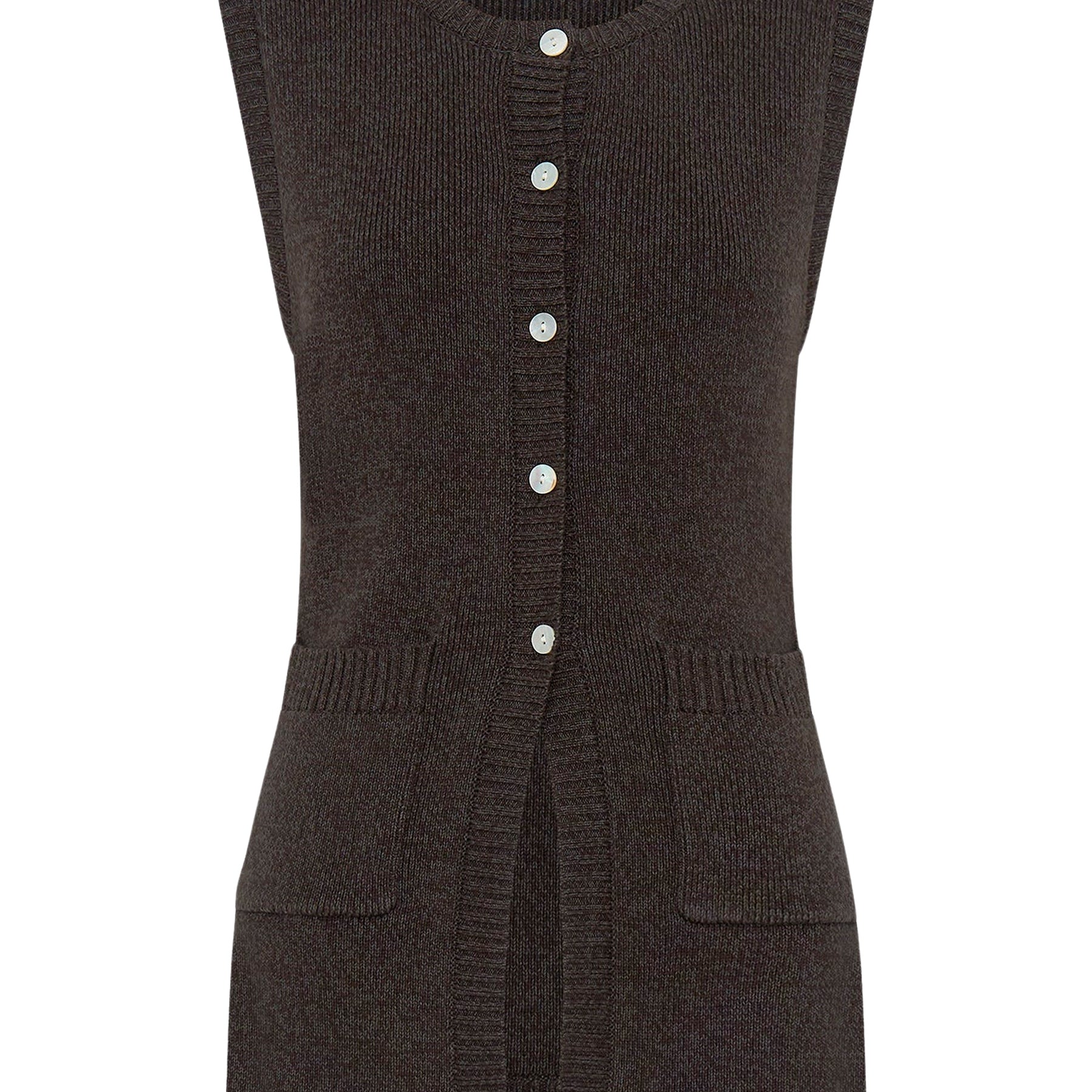 Anna Quan | Codie Top in Brown Grey Carob | The UNDONE