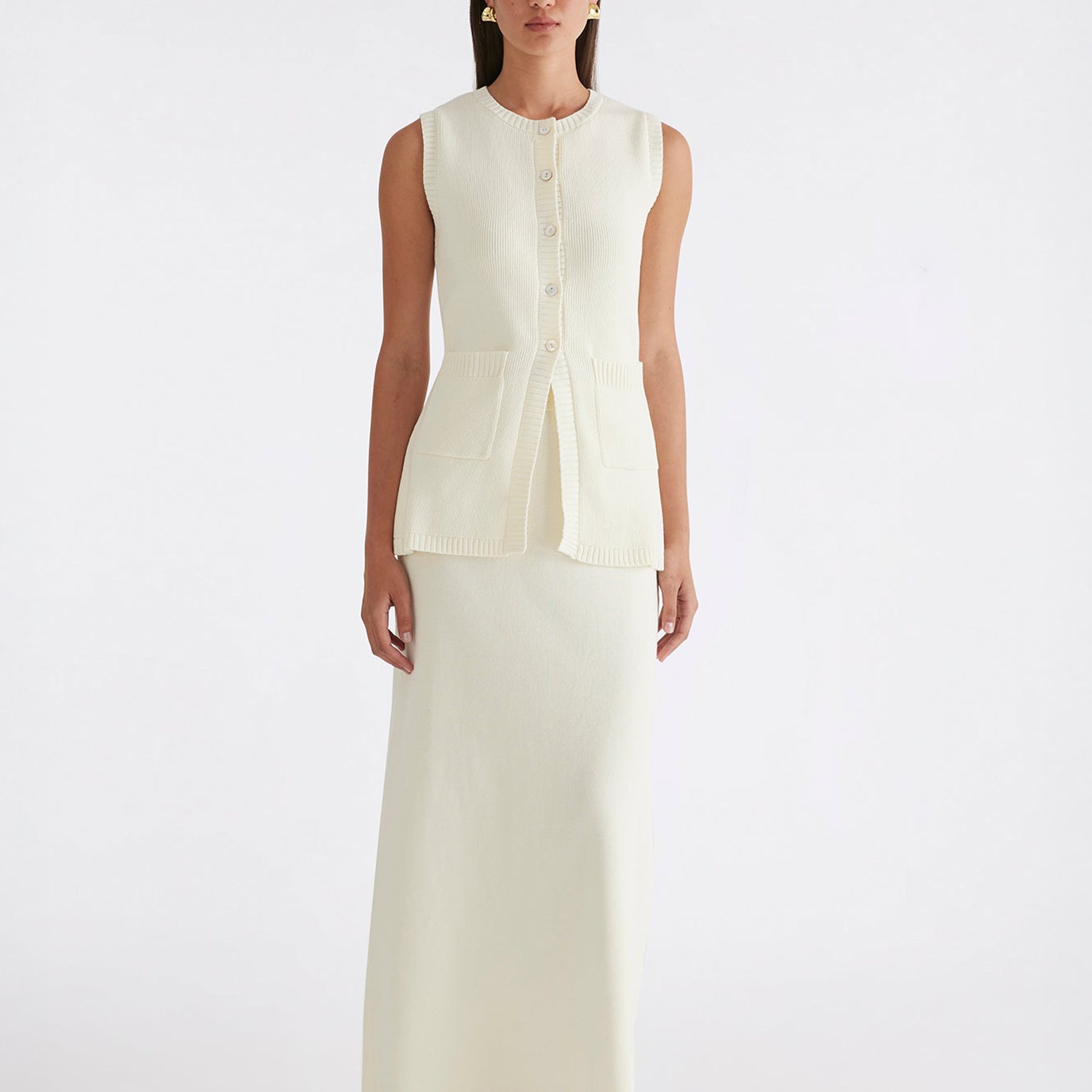 Anna Quan | Codie Top in Cream Silence | The UNDONE