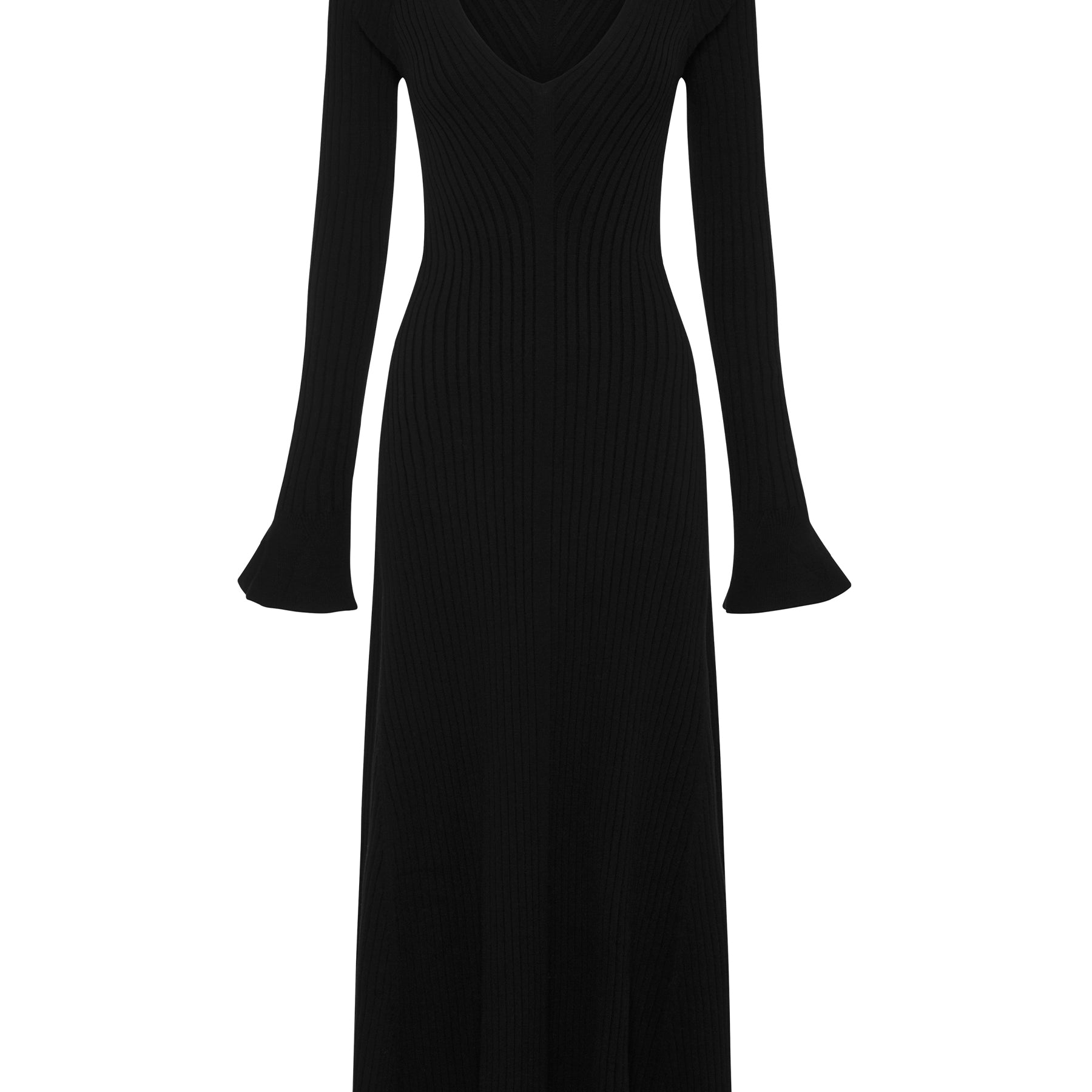Anna Quan | Larissa Dress in Black Raven | The UNDONE