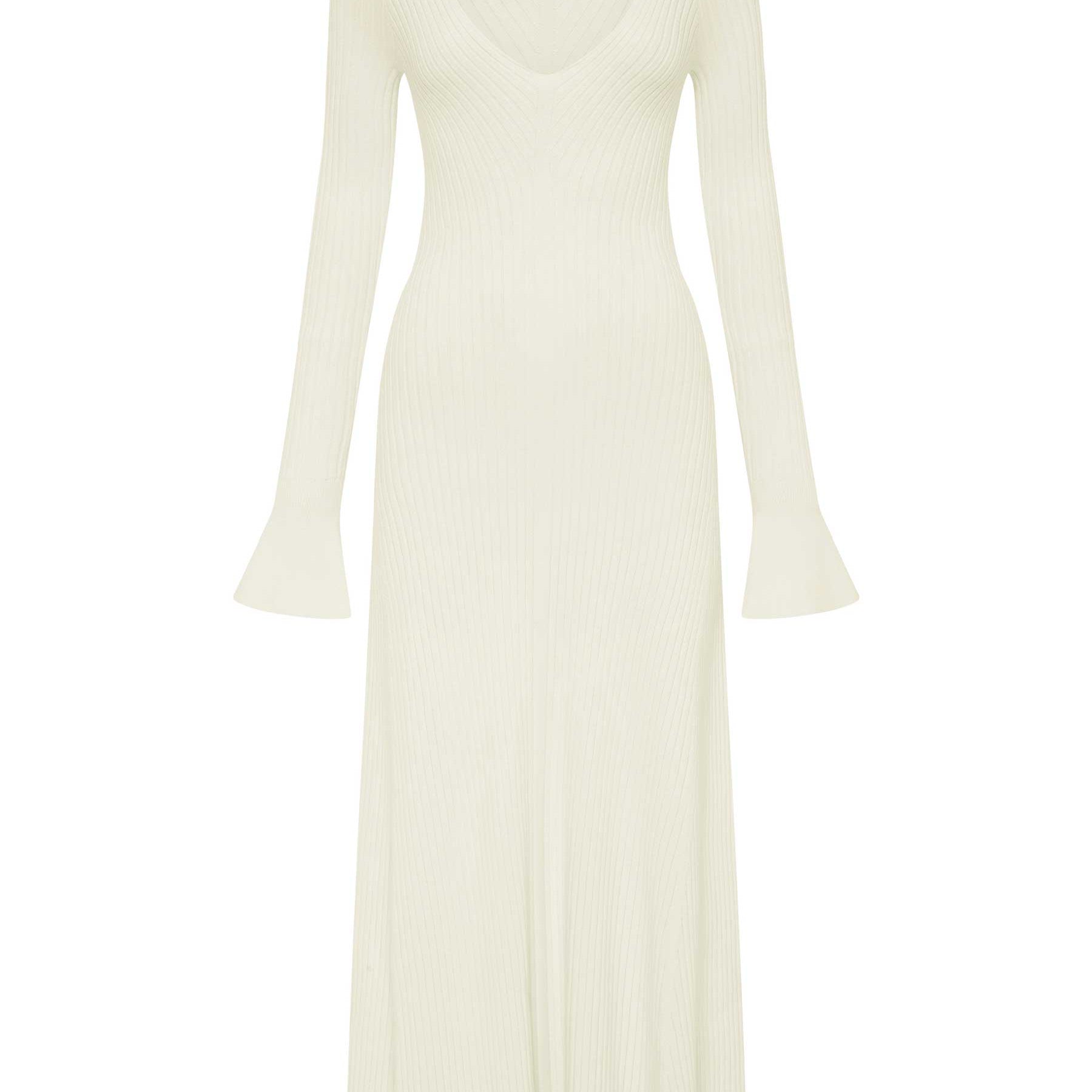Anna Quan | Larissa Dress in White Silence | The UNDONE